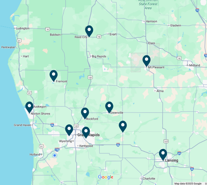 H&S Companies locations map
