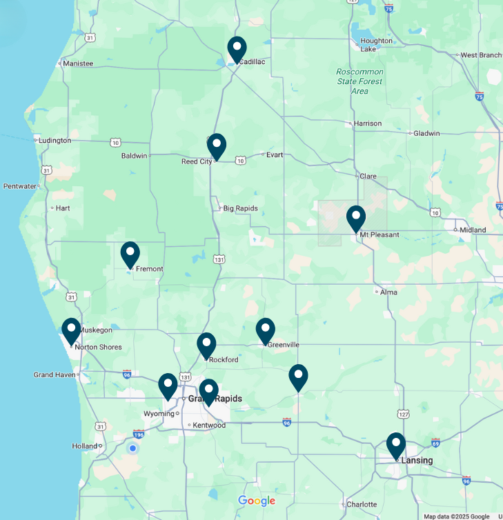 H&S Companies locations map